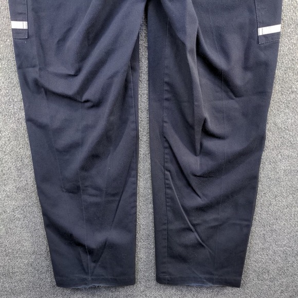 FedEx Stan Herman Men's Uniform Pants Blue Size 34R-33 Reflective Employee - Picture 4 of 12